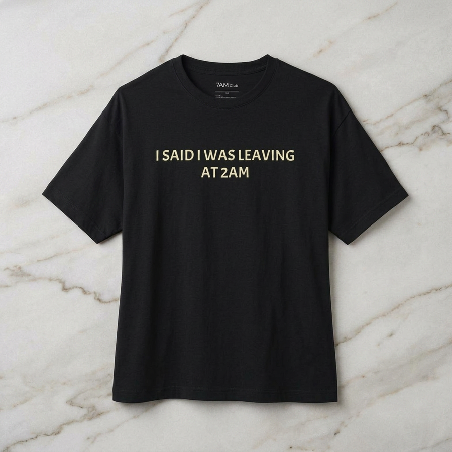 Leaving At 2 Boxy Tee