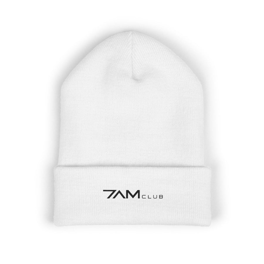 7AM Club Embroidered Cuffed Beanie